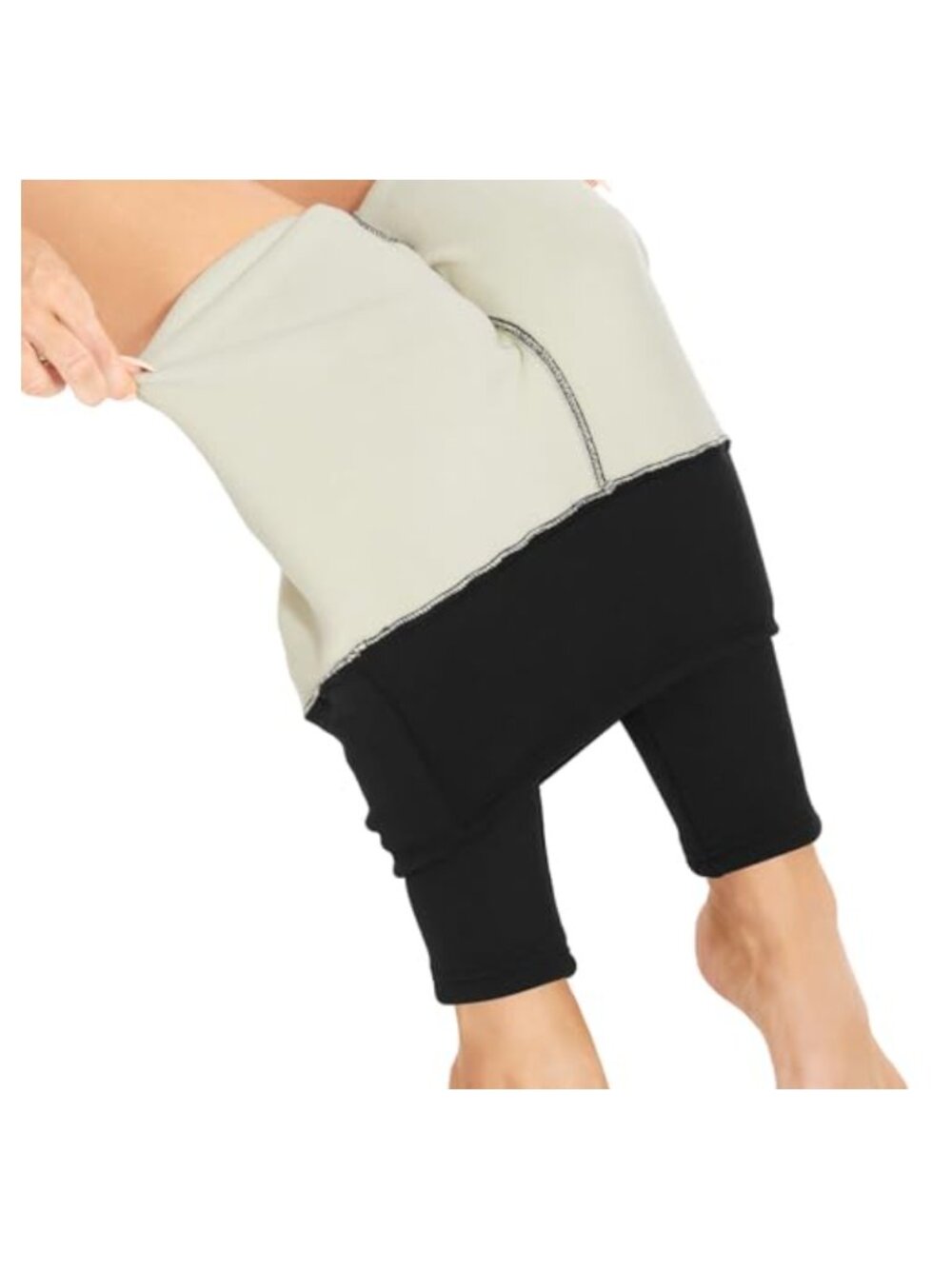 Fleece Lined Leggings High Waisted Thermal Tummy Control Yoga Pants Workout